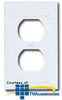Siemon Single Gang Plastic Duplex Faceplate - DP-S-02 - TelephoneStuff.com