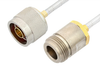 N Male to N Female Cable 60 Inch Length Using PE-SR402FL Coax - PE3485-60 - Pasternack