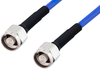 N Male to N Male LSZH Jacketed Low PIM Cable 100 cm Length Using SR401FLJ Low PIM Coax with HeatShrink, RoHS - PE3C2011-100CM - Pasternack