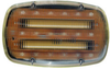 LED White Strobe Light - 18 LEDS - Battery Powered - Dual Magnetic Base - Continuous & Strobe Output - SL-M-W - Larson Electronics LLC