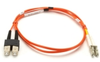 Multimode, 50-Micron Duplex Fiber Optic Cable, PVC, LC-SC, 1-m (3.2-ft.) - EFN6021-001M - Visual Sound, Inc.