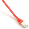 1' RD CAT5e 100MHz Ethernet Patch Cable F/UTP CMP Solid -- EVNSL0173RD-0001 - Image