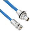 Plenum Free Cable Assembly TRB 3-Slot Plug to Insulated Bulk Head 3-Lug Cable Jack .242