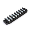 Eaton's Bussmann Series TB100-08 Double Row Terminal Block, 8 Positions, 30A, 300VDC -- 47108 - Image