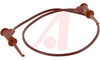 Test Clip; Nylon; Beryllium Copper; Gold Plated; 20 AWG; 41 x 36; 0.087 in. - 70198155 - Allied Electronics, Inc.