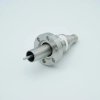 MHV Coaxial Feedthrough, 1 Pin, Floating Shield, 1.33″ Conflat Flange, Without Air-side Connector - A0311-2-CF - MPF Products, INC.