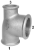Fittings - Tees-Wyes-Crosses - 770130270 - Georg Fischer Piping Systems Ltd