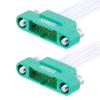 25+25 Pos. Male DIL 26 AWG Cable Assembly, 150mm, double-end, Screw-Lok Reverse Fix - G125-MC15005M3-0150M3 - Harwin Plc