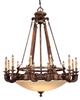 N6292-488 Eighteen Light Bowl Chandelier - N6292-488 - Minka Group