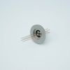 Power Feedthrough, 500 Volts, 15 Amps, 4 Pins, 0.032″ Copper Conductors, 1.18″ QF / KF Flange - A0501-3-QF - MPF Products, INC.
