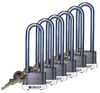 White Key Retaining Steel Padlocks - 123240 - Brady Corporation