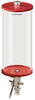 Red Color Key, Clear View Single Feed Electro Lubricator, 1 gal Acrylic Reservoir, 1/8” Female NPT Outlet, 5/8”-18 Thread for Remote Mounting, 24VDC - B5160-128AB024DRRW - Oil-Rite Corp.