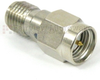 SMA Male (Plug) to RP SMA Female (Jack) Adapter, Passivated Stainless Steel Body, High Temp, 1.25 VSWR - SM4975 - Fairview Microwave Inc.