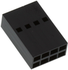 Conn Housing, Rcpt, 8Pos, 2Rows, 2.54Mm; Product Range Molex - 60H4599 - Newark, An Avnet Company