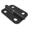 Lift-Off Hinge In-line Knuckle Style, Concealed Mount, Steel, Powder Coat, Black -- 96-DHLOM-10073-LPC - Image