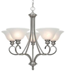 6005-5 PW Mid. Chandeliers-Glass Up - 781963 - Capital Lighting, Inc.