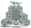 Triple-deck terminal block - Shield terminal block - Through terminal block - 2002-3248 - WAGO