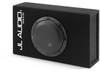 Enclosed Subwoofer System with Single 8W3v3-4 Subwoofer Driver, Black Carpet (250 W, 4 &Icirc;&copy;) - Ported Enclosure - CP108LG-W3v3 - JL Audio, Inc.