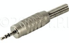 Connectronics Deluxe Stereo 3.5mm Male With Strain Spring for 1/4in Cable O.D. - TN-MPS - Visual Sound, Inc.