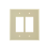 2-Gang Decorative Wall Plates, Thermoplastic Jumbo Size Glossy Finish - 3032J - Suzhou Ele Mfg Co., Ltd.