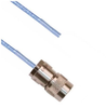 TTM SUBMINIATURE THREADED SOLDER/CLAMP PLUG TO BLUNT M17/176-00002 .129 O.D. CABLE - MP-5259-12 - MilesTek Corporation