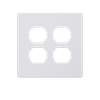 Thermoplastic Screwless Wall Plate - 3022GM - Suzhou Ele Mfg Co., Ltd.