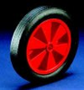 Solid Rubber Tyre Wheel with Plastic Centre - GB300 25/59 - Plasticwheels Ltd.