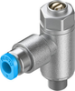 One-way flow control valve - GRLZ-M5-QS-3-D - Festo Corporation