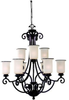 31147BLE-814 Mid. Chandeliers-Glass Up - 446669 - Capital Lighting, Inc.