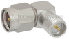 RA SMA Male (Plug) to RP SMA Female (Jack) Adapter, Passivated Stainless Steel Body, High Temp, 1.25 VSWR - SM4905 - Fairview Microwave Inc.