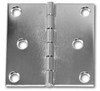 Hinges, Butt Hinges, Stainless Steel, Marine Butt Hinges Polished Stainless with holes -- SP0994 - Image