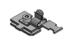 EMC Shield Clamps for C Section Rails C30- with or without Integrated Strain Relief - 36910.100 - icotek Corp
