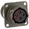 CONNECTOR,WALL MOUNTING RECEPTACLE,CLASS A,SIZE 12,4 #16 SOLDER SOCKET CONTACT - 70010471 - Allied Electronics, Inc.