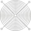 180mm Wire Form Fan Guard, Bright Nickel Chrome Finish - 8717 - Qualtek Electronics Corp.