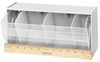 Dividable Clear Tip Out Bin, 1 Cup, Grey; Bin Colour Quantum Storage - 44AC7065 - Newark, An Avnet Company