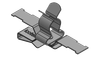 EMC Shield Clamps for 10 × 3 mm Bus Bar, Pluggable- with or without Integrated Strain Relief - 36787.154 - icotek Corp