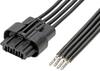 Wtb Cable, 4P Squba Rcpt-Free End, 23.6; Connector To Connector Molex - 88AH3283 - Newark, An Avnet Company