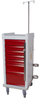 MR-Conditional Narrow Seven Drawer Emergency Cart Break.. - MRN7B-EMG - Harloff Company, Inc. (The)