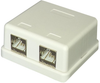 Cat 6A Surface Mount Socket, 2 Port; Modular Connector Type Tuk - 71AC0756 - Newark, An Avnet Company