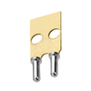 Female Vertical Throughboard Ø0.50mm Contact, 2 per carrier - D01-9900201 - Harwin Plc
