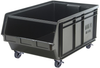 Bin, 29d X 18-3/8w X 14-7/8h, Black; Bin Colour Quantum Storage - 42AC5594 - Newark, An Avnet Company