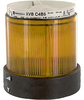 INDICATOR, LIGHT TOWER, 70 MM, LENS UNIT, FL. ORANGE, 24VDC/24-48VAC, BLACK HSG. -- 70007060
