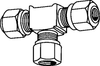 Tube Union Tee -- 1464-08-08-06 - Image