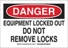 LockOut/Tagout Sign - 127552 - Brady Corporation