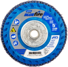 Norton BlueFire ZA Coarse Arbor Thread Plastic Flat Flap Disc - 66623399144 - Norton Abrasives