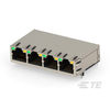 Modular/Ethernet Connector (RJ45) Jacks With Magnetics - 17-2496692-4-ND - DigiKey