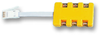 Adaptor, 6Pos Bt Plug- 4Pos Rj22 Jack; In Line Connector A Tempo - 69AC6246 - Newark, An Avnet Company