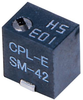 Trimmer Pot, Cermet, 500K, 11Turn, Smd; Track Resistance Nidec Copal Electronics - 58AC4031 - Newark, An Avnet Company