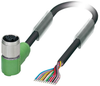 Sensor Cord, 12P, M12 Rcpt-Free End, 5M; Connector To Connector Phoenix Contact - 71Y7272 - Newark, An Avnet Company