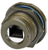 Category 6, Ruggedized Jam-nut, Zinc-Nickel finish with Grounding Shield - T6C00010 - MilesTek Corporation